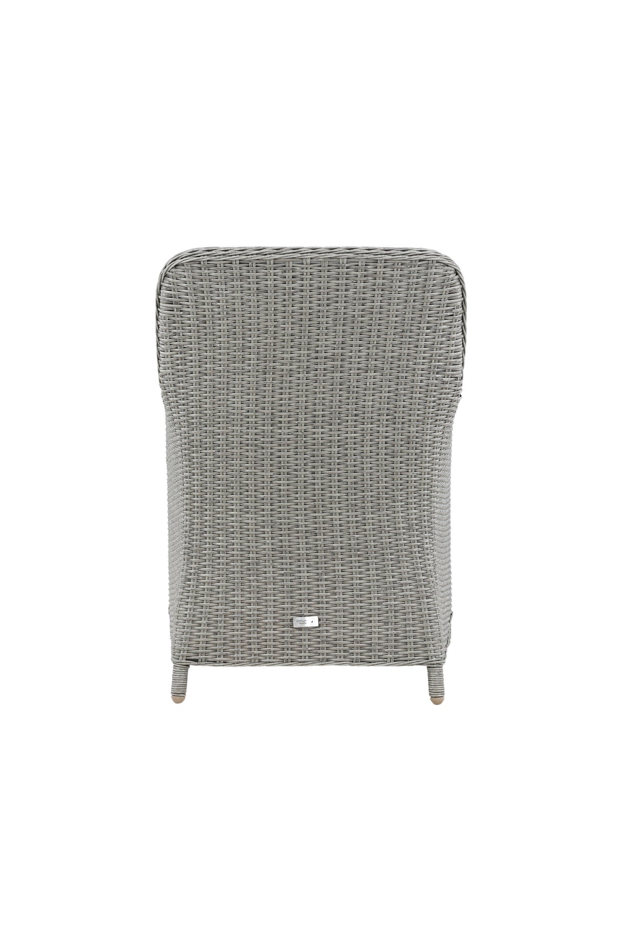 Wembley Outdoor - Essstuhl - grau/Weidengeflecht - Outdoor - Essstühle - ALVAHOME
