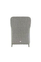 Wembley Outdoor - Essstuhl - grau/Weidengeflecht - Outdoor - Essstühle - ALVAHOME