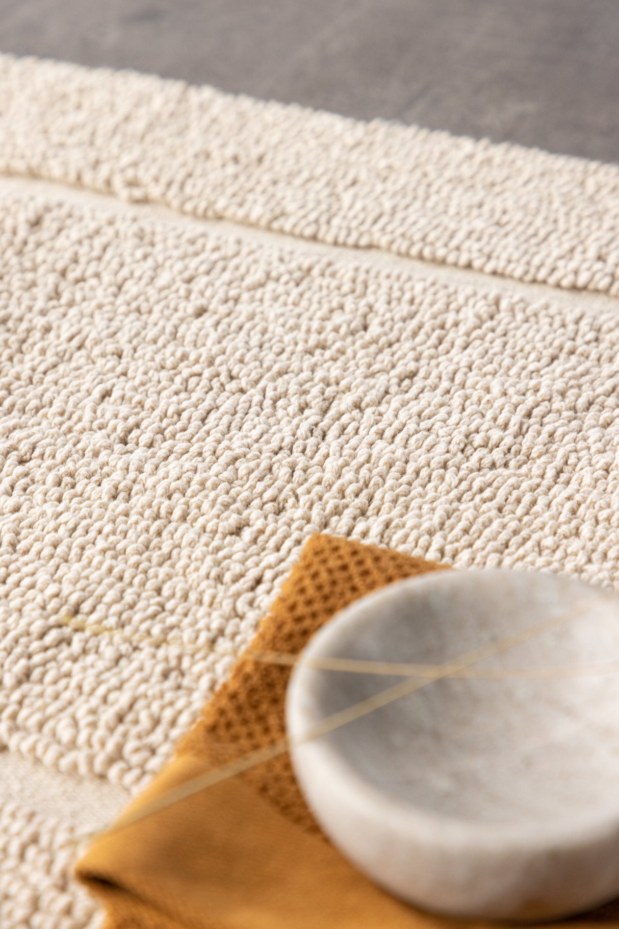William Badezimmermatte - beige/Baumwolle - Badezimmermatten - ALVAHOME