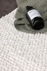 Wilmer Badezimmermatte - weiß/Polyester - Badezimmermatten - ALVAHOME