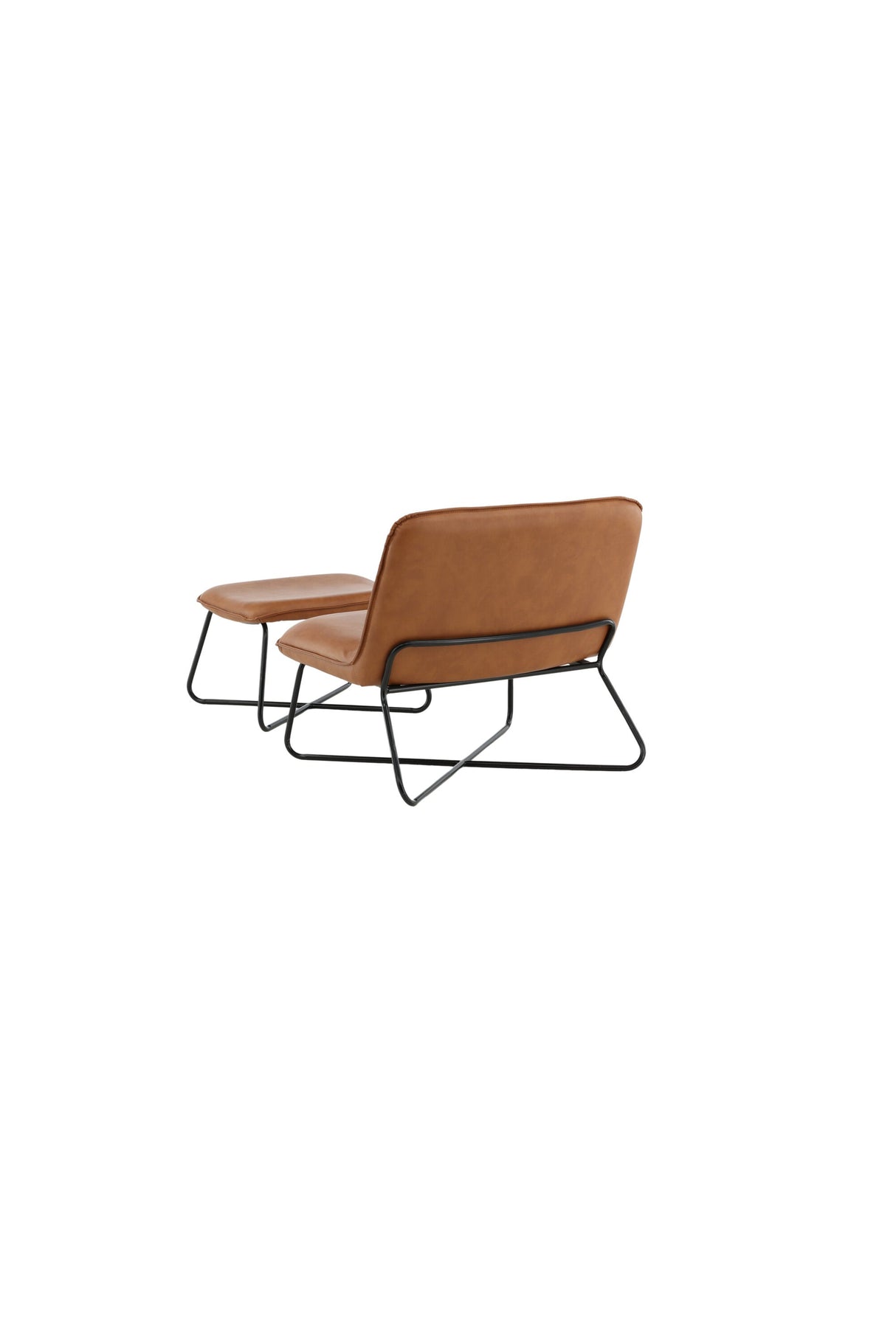 X Lounge - Stuhl - braun/PU - Lounge - Stühle - ALVAHOME