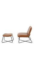 X Lounge - Stuhl - braun/PU - Lounge - Stühle - ALVAHOME