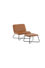 X Lounge - Stuhl - braun/PU - Lounge - Stühle - ALVAHOME