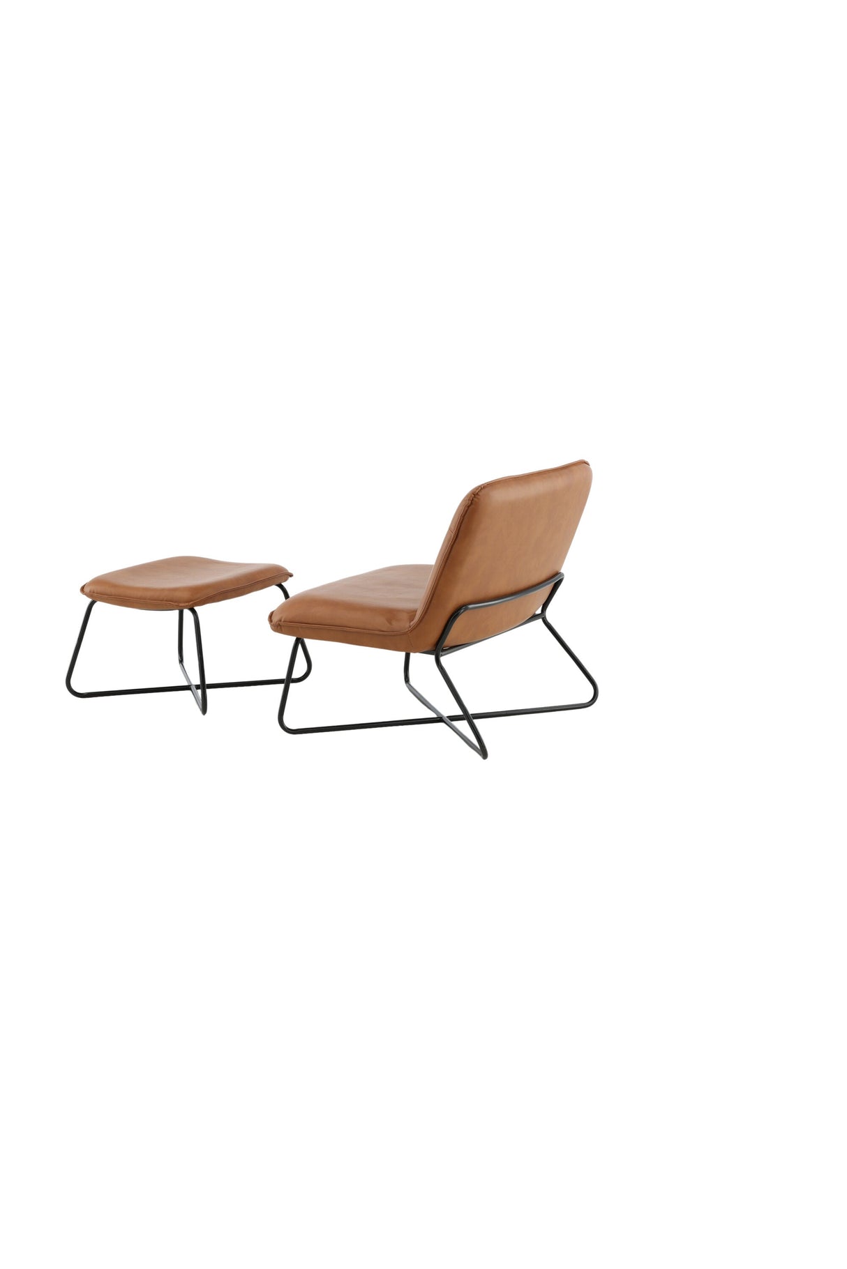 X Lounge - Stuhl - braun/PU - Lounge - Stühle - ALVAHOME