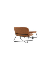 X Lounge - Stuhl - braun/PU - Lounge - Stühle - ALVAHOME