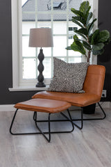 X Lounge - Stuhl - braun/PU - Lounge - Stühle - ALVAHOME