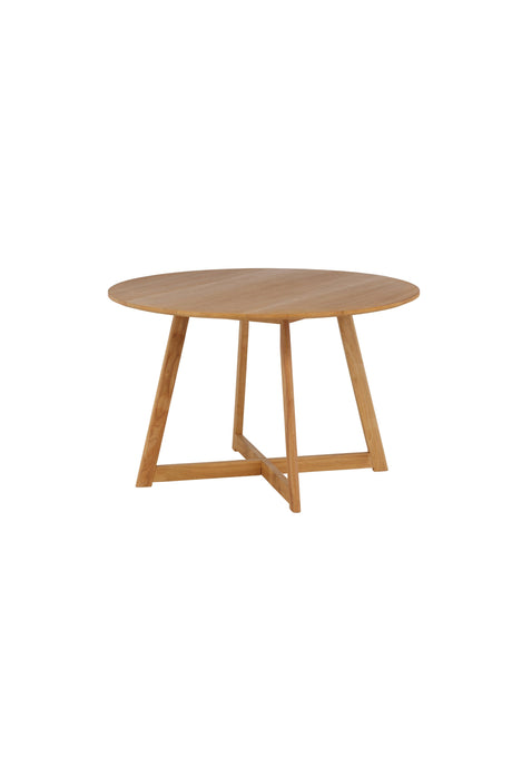Yakidon runder Esstisch - braun/Gummi - Holz - Runde Esstische - ALVAHOME