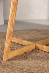 Yakidon runder Esstisch - braun/Gummi - Holz - Runde Esstische - ALVAHOME