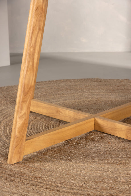 Yakidon runder Esstisch - braun/Gummi - Holz - Runde Esstische - ALVAHOME