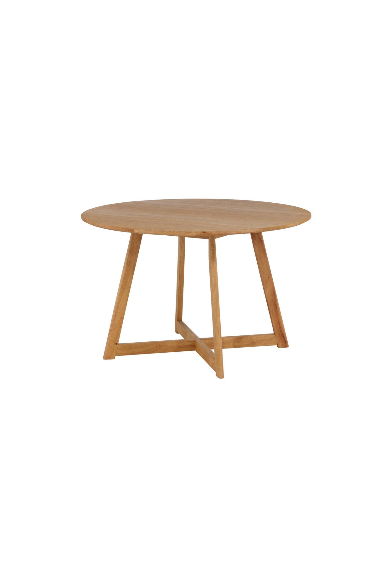 Yakidon runder Esstisch - braun/Gummi - Holz - Runde Esstische - ALVAHOME