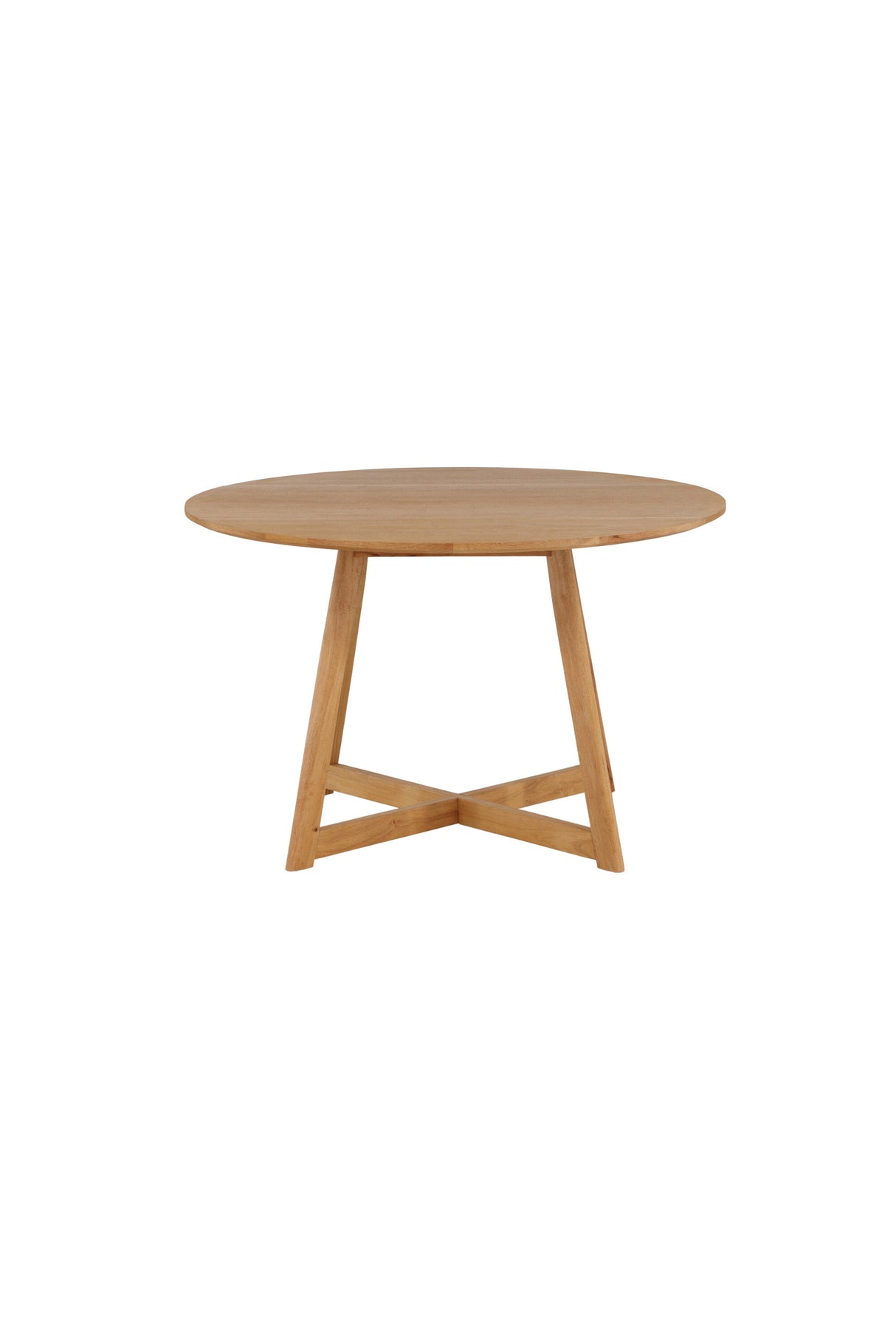 Yakidon runder Esstisch - braun/Gummi - Holz - Runde Esstische - ALVAHOME
