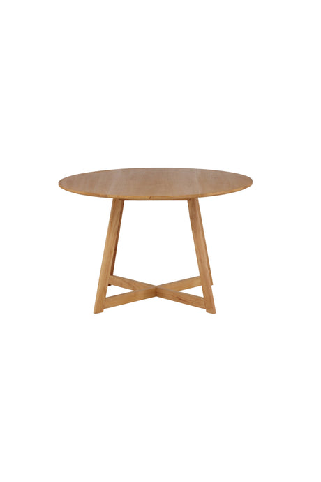Yakidon runder Esstisch - braun/Gummi - Holz - Runde Esstische - ALVAHOME