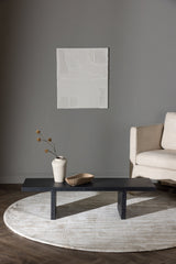 Yakunik Couchtisch - schwarz/Gummi - Holz - Couchtische - ALVAHOME