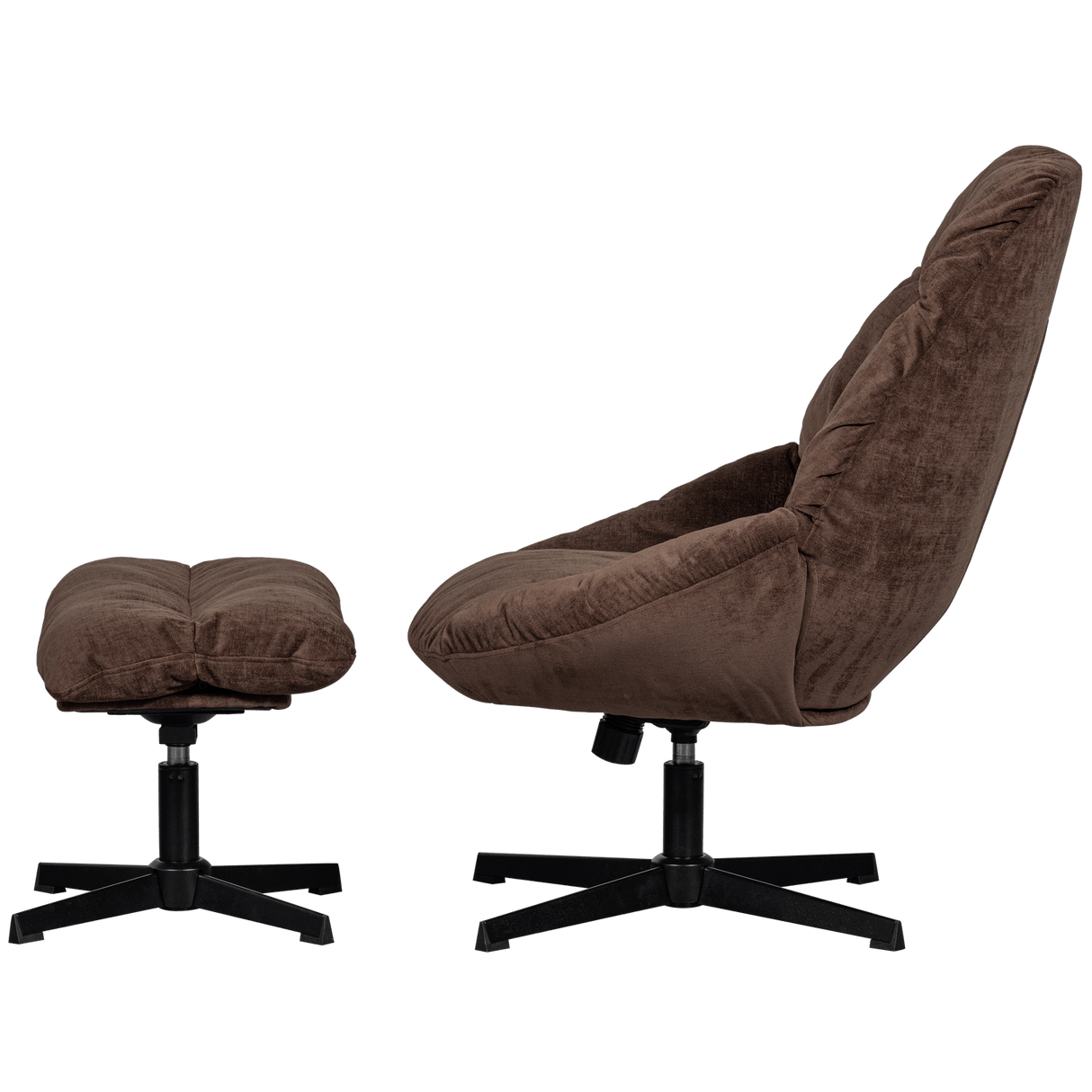 Yaro Relaxsessel mit Hocker - espresso - Relaxsessel - ALVAHOME