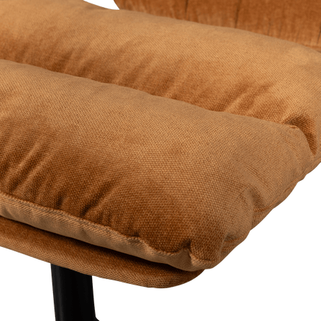 Yaro Relaxsessel mit Hocker - ingwer - Relaxsessel - ALVAHOME