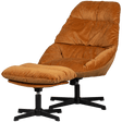 Yaro Relaxsessel mit Hocker - ingwer - Relaxsessel - ALVAHOME