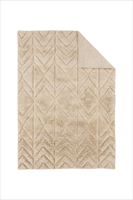 Zoe Wohnzimmerteppich - beige/Wolle - Wohnzimmerteppiche - ALVAHOME