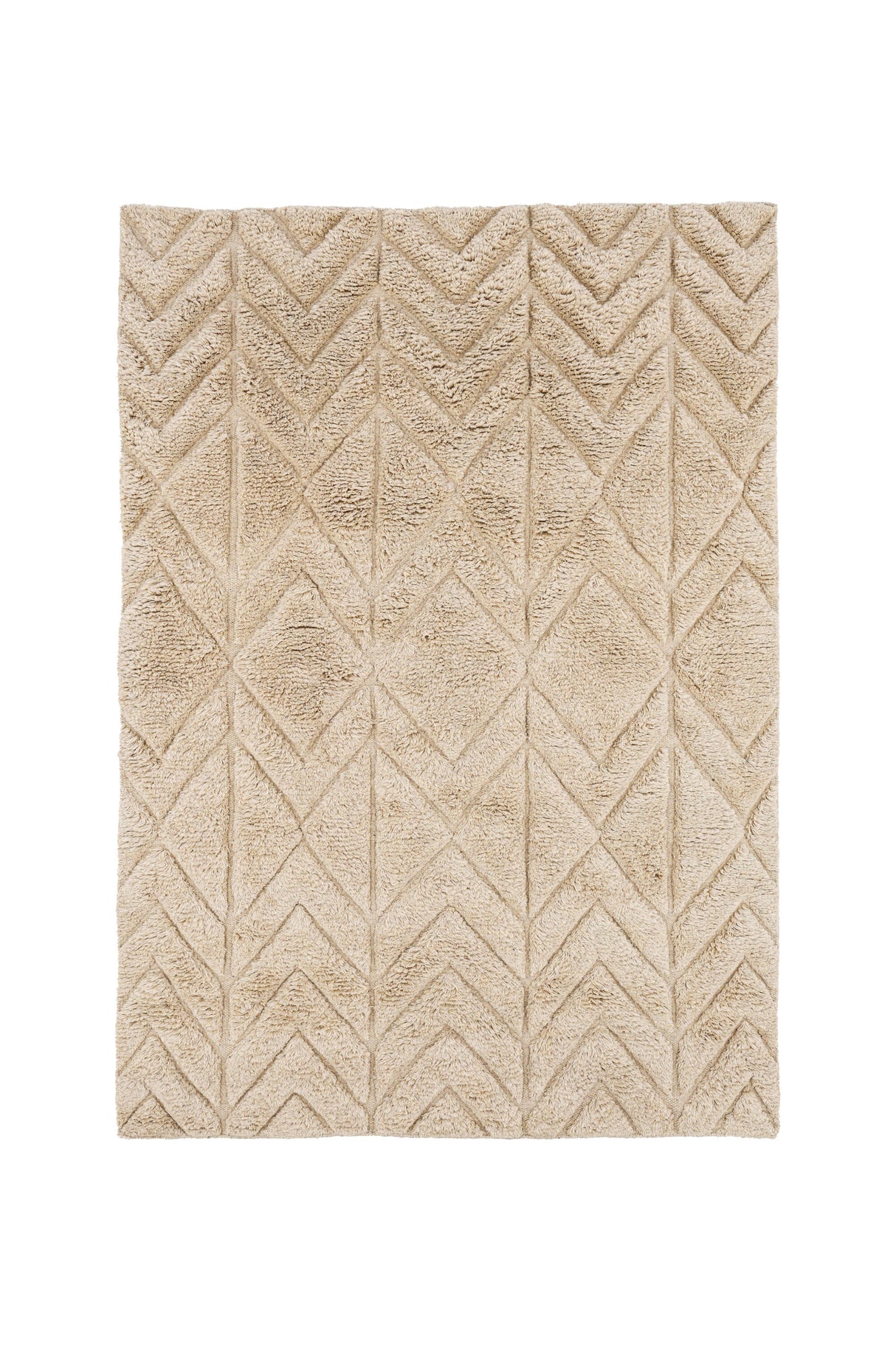 Zoe Wohnzimmerteppich - beige/Wolle - Wohnzimmerteppiche - ALVAHOME