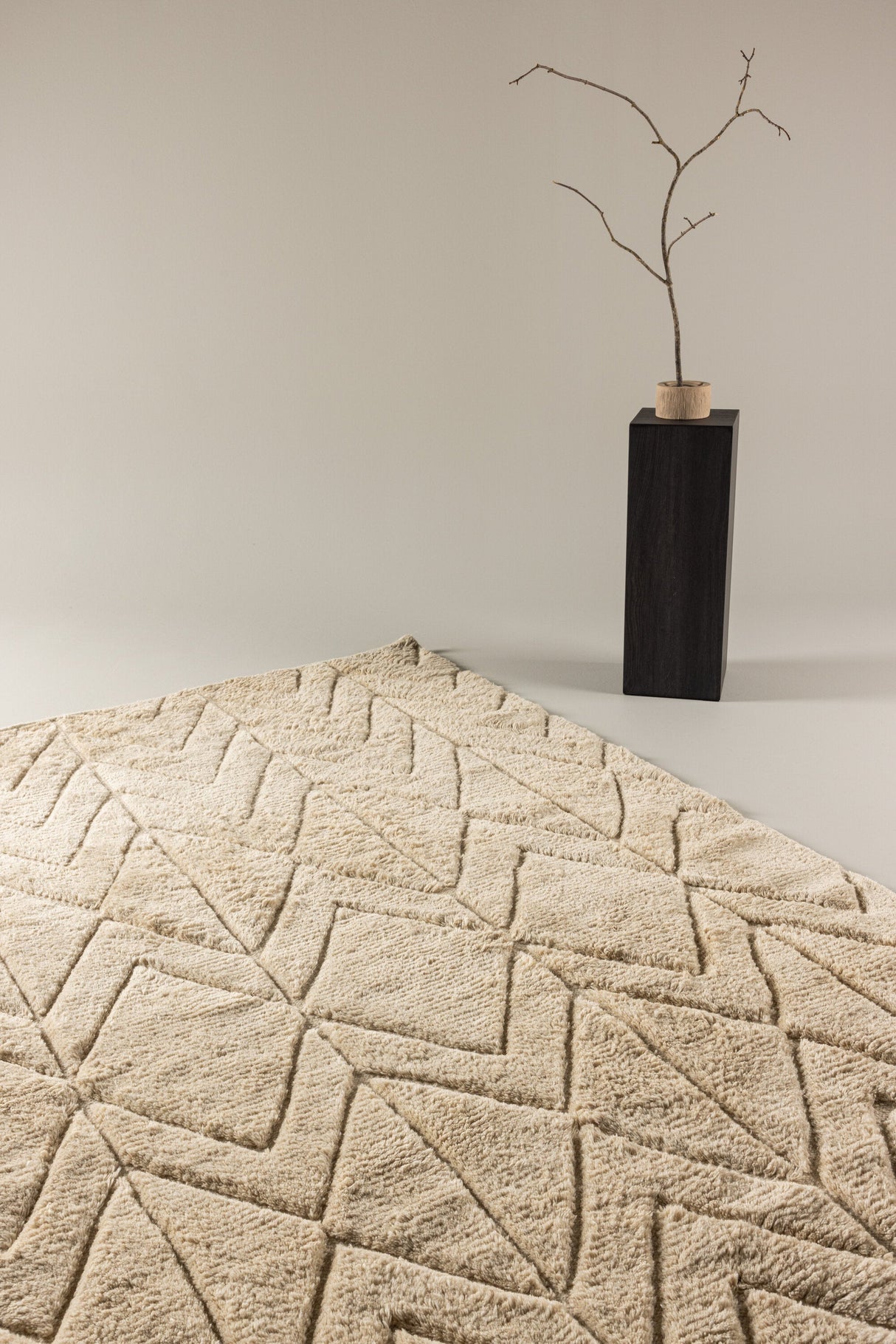 Zoe Wohnzimmerteppich - beige/Wolle - Wohnzimmerteppiche - ALVAHOME