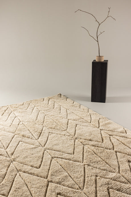 Zoe Wohnzimmerteppich - beige/Wolle - Wohnzimmerteppiche - ALVAHOME