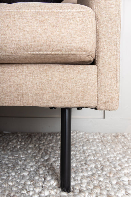 Zoom 2 - Sitzer Sofa - braun/Polyester - 2 - Sitzer Sofas - ALVAHOME