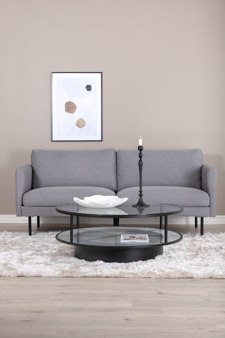 Zoom 2 - Sitzer Sofa - grau/Polyester - 2 - Sitzer Sofas - ALVAHOME