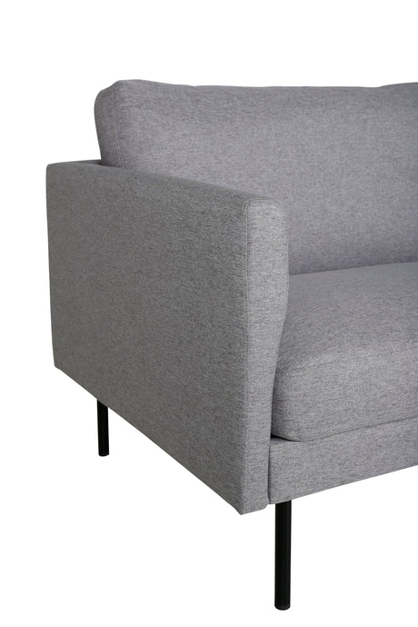 Zoom 2 - Sitzer Sofa - grau/Polyester - 2 - Sitzer Sofas - ALVAHOME