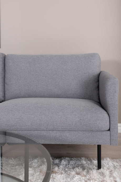 Zoom 2 - Sitzer Sofa - grau/Polyester - 2 - Sitzer Sofas - ALVAHOME