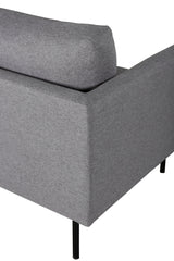 Zoom 2 - Sitzer Sofa - grau/Polyester - 2 - Sitzer Sofas - ALVAHOME