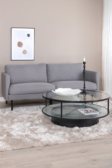 Zoom 2 - Sitzer Sofa - grau/Polyester - 2 - Sitzer Sofas - ALVAHOME