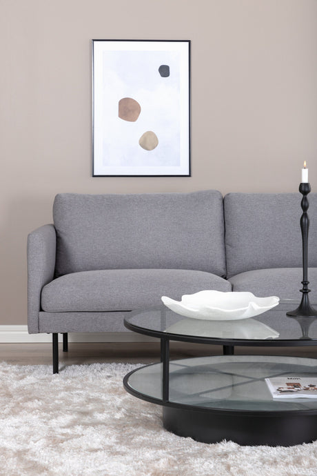 Zoom 2 - Sitzer Sofa - grau/Polyester - 2 - Sitzer Sofas - ALVAHOME