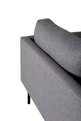 Zoom 2 - Sitzer Sofa - grau/Polyester - 2 - Sitzer Sofas - ALVAHOME