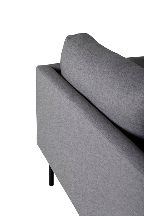 Zoom 2 - Sitzer Sofa - grau/Polyester - 2 - Sitzer Sofas - ALVAHOME