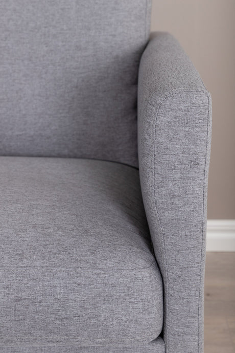 Zoom 2 - Sitzer Sofa - grau/Polyester - 2 - Sitzer Sofas - ALVAHOME