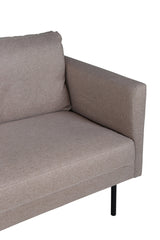 Zoom 3 - Sitzer Sofa - braun/Polyester - 3 - Sitzer Sofas - ALVAHOME