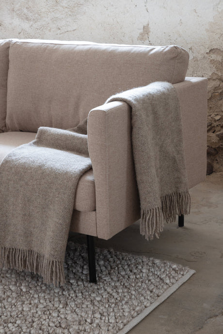 Zoom 3 - Sitzer Sofa - braun/Polyester - 3 - Sitzer Sofas - ALVAHOME