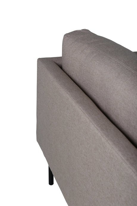 Zoom 3 - Sitzer Sofa - braun/Polyester - 3 - Sitzer Sofas - ALVAHOME