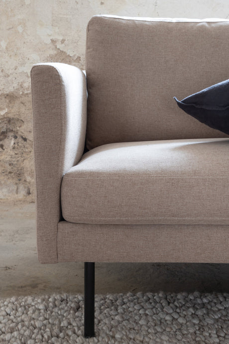 Zoom 3 - Sitzer Sofa - braun/Polyester - 3 - Sitzer Sofas - ALVAHOME