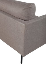 Zoom 3 - Sitzer Sofa - braun/Polyester - 3 - Sitzer Sofas - ALVAHOME