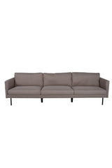 Zoom 3 - Sitzer Sofa - braun/Polyester - 3 - Sitzer Sofas - ALVAHOME