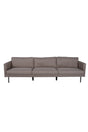 Zoom 3 - Sitzer Sofa - braun/Polyester - 3 - Sitzer Sofas - ALVAHOME