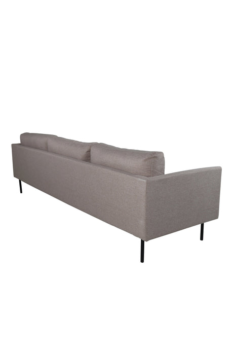 Zoom 3 - Sitzer Sofa - braun/Polyester - 3 - Sitzer Sofas - ALVAHOME