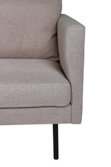 Zoom 3 - Sitzer Sofa - braun/Polyester - 3 - Sitzer Sofas - ALVAHOME