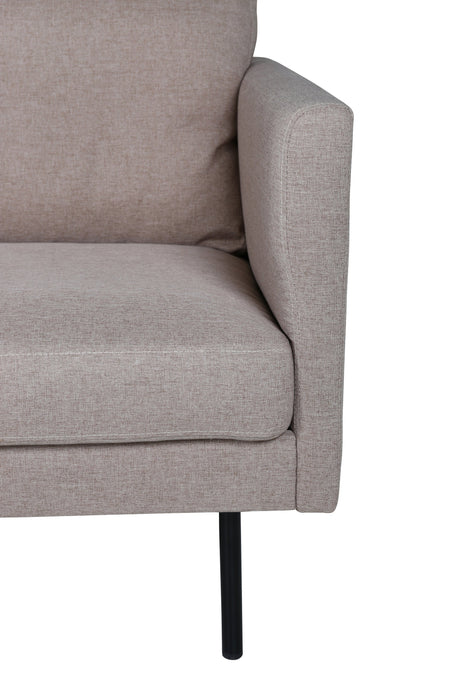 Zoom 3 - Sitzer Sofa - braun/Polyester - 3 - Sitzer Sofas - ALVAHOME