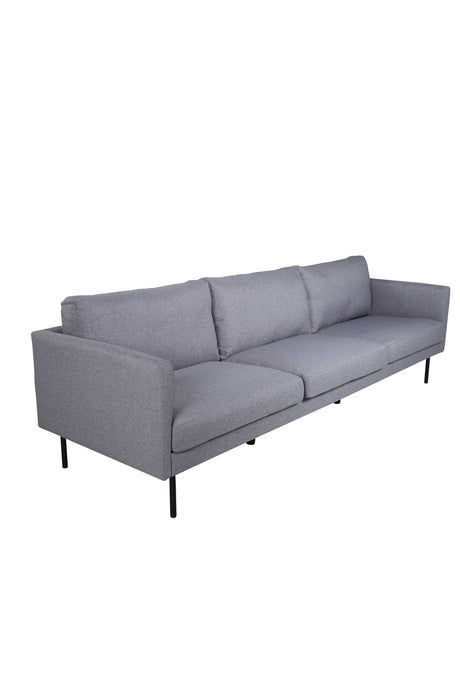 Zoom 3 - Sitzer Sofa - grau/Polyester - 3 - Sitzer Sofas - ALVAHOME