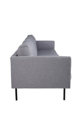 Zoom 3 - Sitzer Sofa - grau/Polyester - 3 - Sitzer Sofas - ALVAHOME