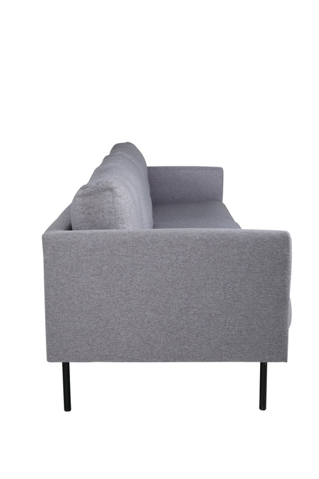 Zoom 3 - Sitzer Sofa - grau/Polyester - 3 - Sitzer Sofas - ALVAHOME