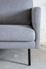 Zoom 3 - Sitzer Sofa - grau/Polyester - 3 - Sitzer Sofas - ALVAHOME