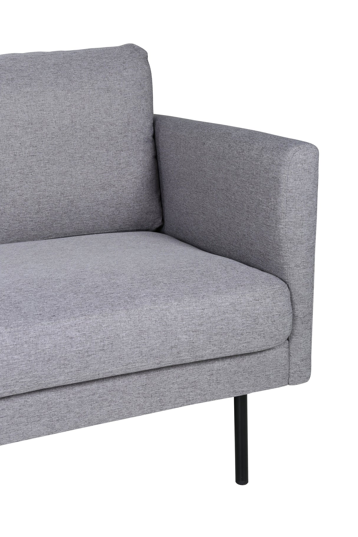 Zoom 3 - Sitzer Sofa - grau/Polyester - 3 - Sitzer Sofas - ALVAHOME