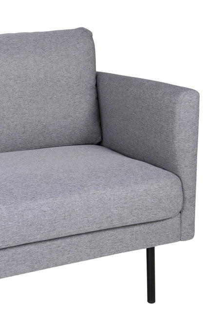 Zoom 3 - Sitzer Sofa - grau/Polyester - 3 - Sitzer Sofas - ALVAHOME